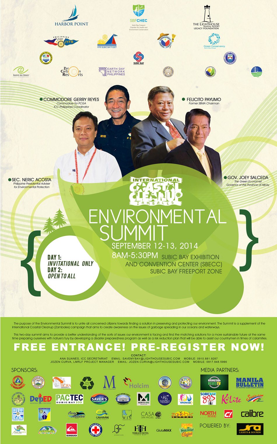 ICC 2014 Environmental Summit poster