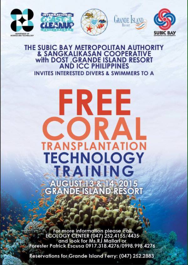 Free Coral Transplantation Technology Training
