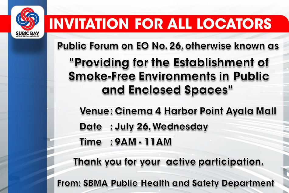 Public Forum on EO26