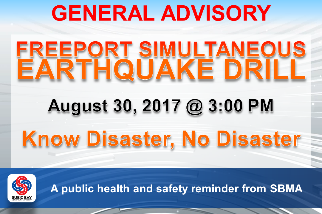 Advisory - Freeport Earthquake Drill 2017