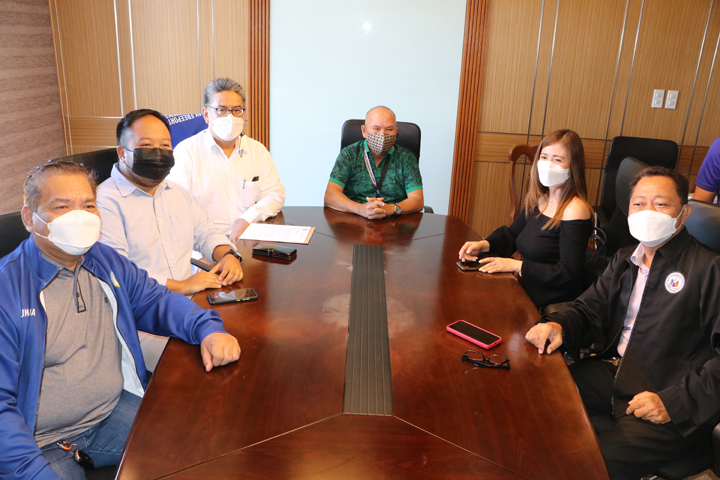 Newly-installed SBMA Chairman and Administrator Rolen Paulino Sr. meets with officials of the Subic Bay Chamber of Commerce to discuss business operations and investment projects in the Subic Bay Freeport