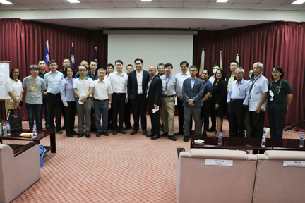 SBMA Senior Deputy Administrator for Business and Investment Renato Lee III and officials of companies in the Subic Bay Gareway Park pose for a souvenir photo with Investment Officer of PTIC-Taipei Terry Lin and the top honchos of the Taiwan business community who visited Subic Bay Freeport for the Integrated Investment Campaign.