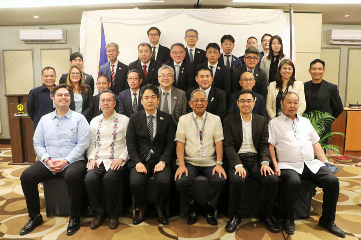 [3] Subic Bay Metropolitan Authority Chairman and Administrator Eduardo Jose L. Aliño (seated, fourth from left) joins other SBMA officials for a photo opportunity with Takahashi Hiroshi (seated, right of Chairman Aliño), and other delegates from Japanese government’s Osaka Ports and Harbor Bureau during their visit in Subic Bay Freeport on Thursday, February 8, 2024.