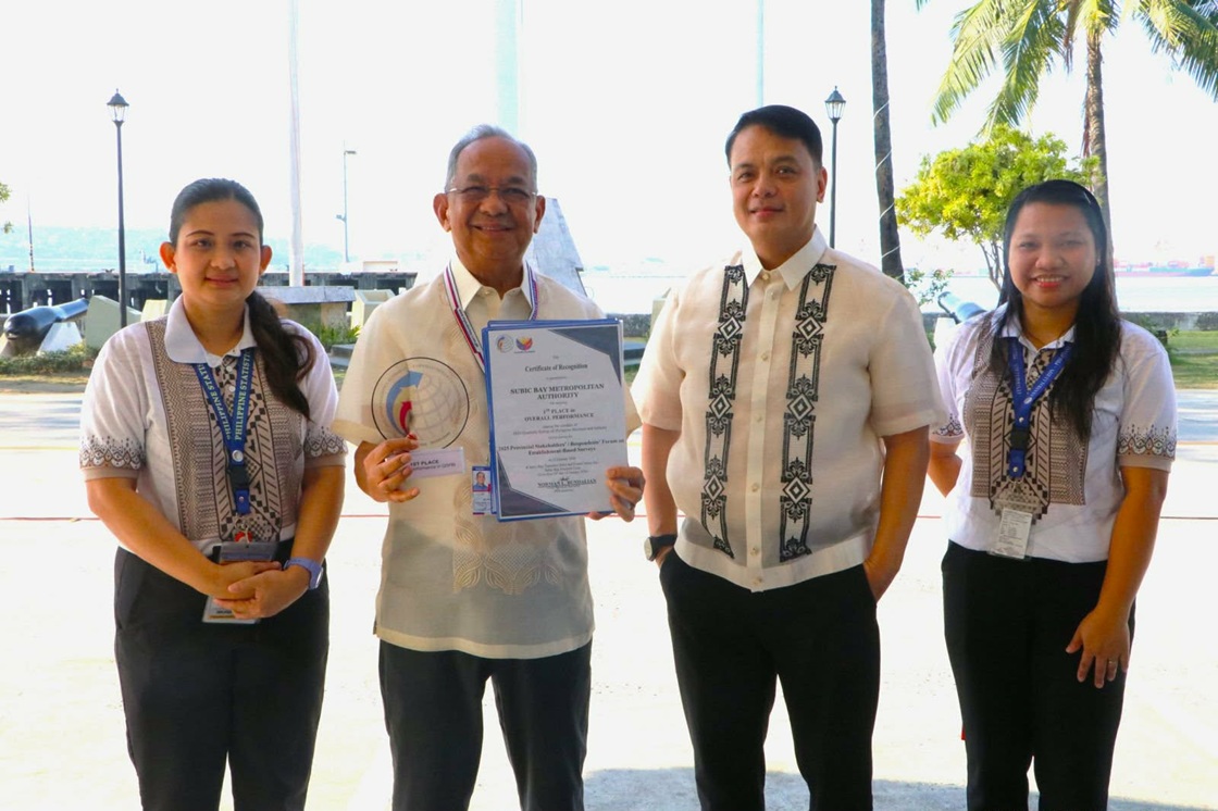 SBMA recognized for its best performance in PSA survey
