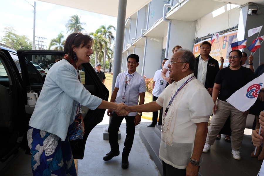 Subic Bay Metropolitan Authority (SBMA) Chairman and Administrator Eduardo Jose Ali&ntilde;o welcomes Ambassador of Belgium to the Philippines, Vladislava Iordanova, during her visit to Subic Bay Freeport on Monday, March 16, 2026.